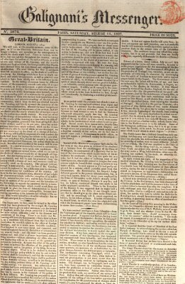 Galignani's messenger Samstag 11. August 1827