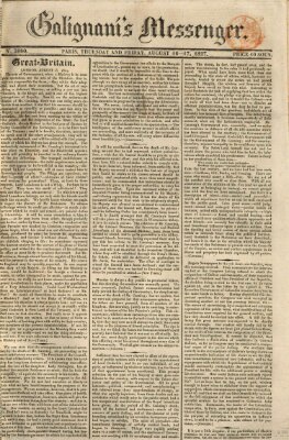 Galignani's messenger Freitag 17. August 1827