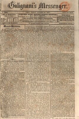 Galignani's messenger Freitag 24. August 1827