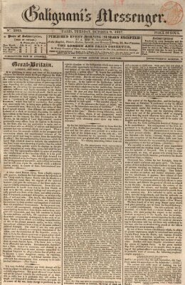 Galignani's messenger Dienstag 9. Oktober 1827