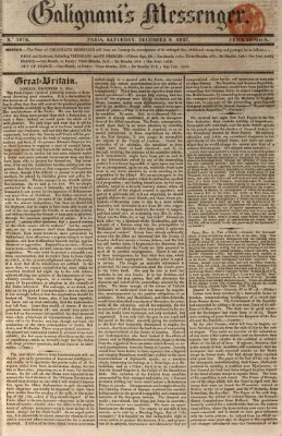 Galignani's messenger Samstag 8. Dezember 1827