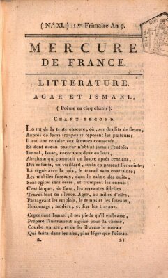 Mercure de France Samstag 22. November 1800