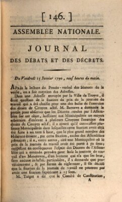 Journal des débats et des décrets Freitag 15. Januar 1790