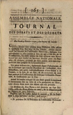 Journal des débats et des décrets Donnerstag 4. Februar 1790