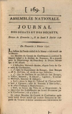 Journal des débats et des décrets Sonntag 7. Februar 1790