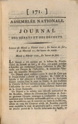 Journal des débats et des décrets Dienstag 9. Februar 1790