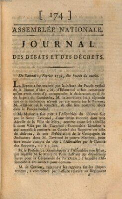 Journal des débats et des décrets Samstag 13. Februar 1790