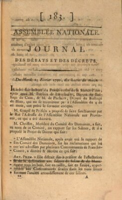 Journal des débats et des décrets Dienstag 23. Februar 1790