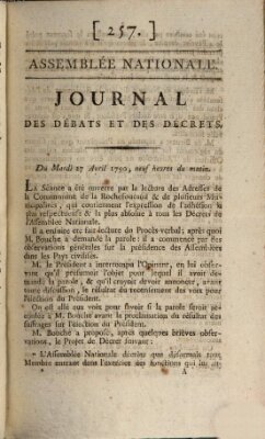 Journal des débats et des décrets Dienstag 27. April 1790