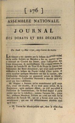 Journal des débats et des décrets Donnerstag 13. Mai 1790