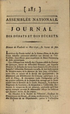 Journal des débats et des décrets Freitag 21. Mai 1790