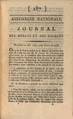 Journal des débats et des décrets Montag 24. Mai 1790