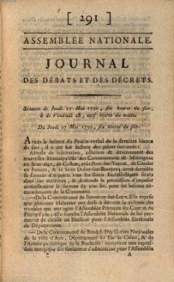 Journal des débats et des décrets Donnerstag 27. Mai 1790