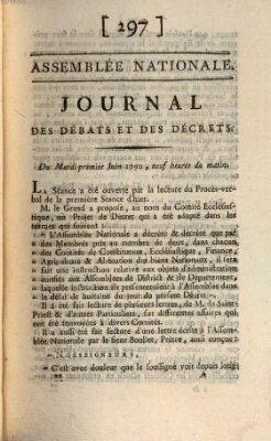 Journal des débats et des décrets Dienstag 1. Juni 1790