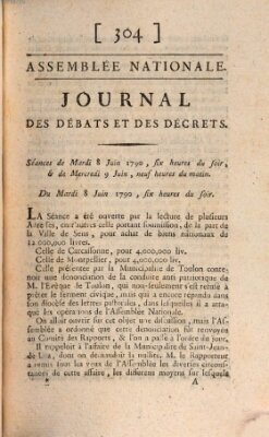 Journal des débats et des décrets Dienstag 8. Juni 1790