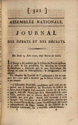 Journal des débats et des décrets Donnerstag 24. Juni 1790