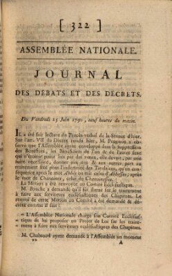 Journal des débats et des décrets Freitag 25. Juni 1790