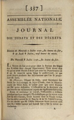 Journal des débats et des décrets Donnerstag 8. Juli 1790