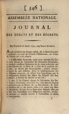 Journal des débats et des décrets Freitag 16. Juli 1790