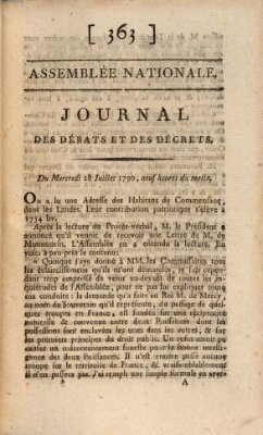 Journal des débats et des décrets Mittwoch 28. Juli 1790