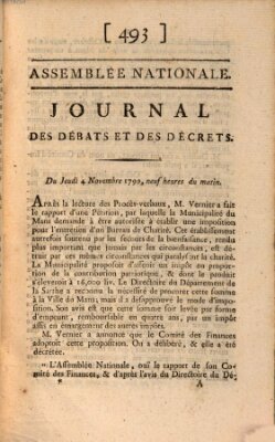 Journal des débats et des décrets Donnerstag 4. November 1790