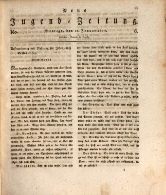 Neue Jugendzeitung (Bildungsblätter oder Zeitung für die Jugend) Montag 13. Januar 1812