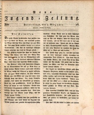 Neue Jugendzeitung (Bildungsblätter oder Zeitung für die Jugend) Donnerstag 5. März 1812