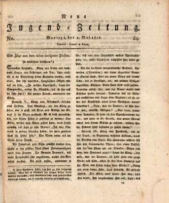 Neue Jugendzeitung (Bildungsblätter oder Zeitung für die Jugend) Montag 4. Mai 1812