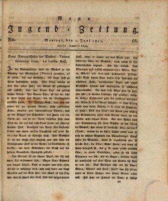 Neue Jugendzeitung (Bildungsblätter oder Zeitung für die Jugend) Montag 1. Juni 1812