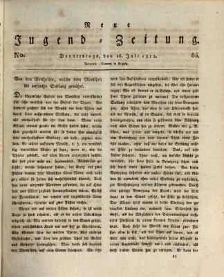 Neue Jugendzeitung (Bildungsblätter oder Zeitung für die Jugend) Donnerstag 16. Juli 1812