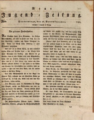 Neue Jugendzeitung (Bildungsblätter oder Zeitung für die Jugend) Donnerstag 26. November 1812