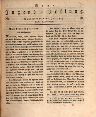 Neue Jugendzeitung (Bildungsblätter oder Zeitung für die Jugend) Donnerstag 1. Juli 1813