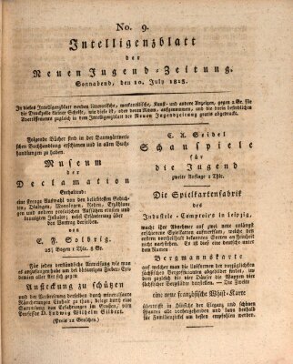 Neue Jugendzeitung (Bildungsblätter oder Zeitung für die Jugend) Samstag 10. Juli 1813