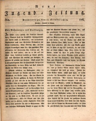 Neue Jugendzeitung (Bildungsblätter oder Zeitung für die Jugend) Donnerstag 21. Oktober 1813