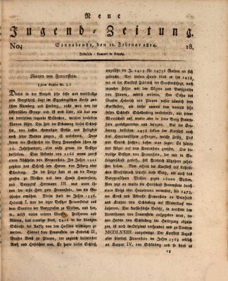 Neue Jugendzeitung (Bildungsblätter oder Zeitung für die Jugend) Samstag 12. Februar 1814