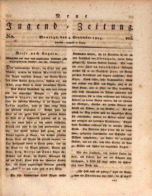 Neue Jugendzeitung (Bildungsblätter oder Zeitung für die Jugend) Montag 4. September 1815