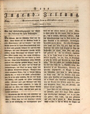 Neue Jugendzeitung (Bildungsblätter oder Zeitung für die Jugend) Donnerstag 5. Oktober 1815