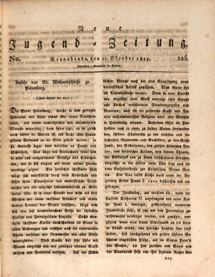 Neue Jugendzeitung (Bildungsblätter oder Zeitung für die Jugend) Samstag 21. Oktober 1815