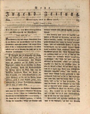 Neue Jugendzeitung (Bildungsblätter oder Zeitung für die Jugend) Montag 6. Mai 1816