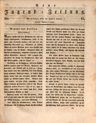 Neue Jugendzeitung (Bildungsblätter oder Zeitung für die Jugend) Montag 15. Juli 1816