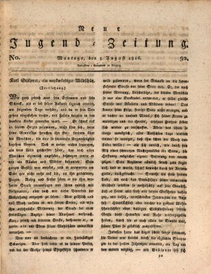 Neue Jugendzeitung (Bildungsblätter oder Zeitung für die Jugend) Montag 5. August 1816