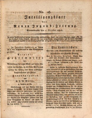 Neue Jugendzeitung (Bildungsblätter oder Zeitung für die Jugend) Samstag 5. Oktober 1816