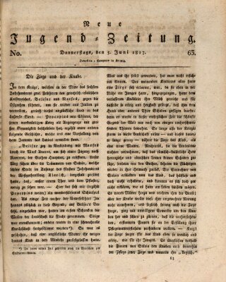 Neue Jugendzeitung (Bildungsblätter oder Zeitung für die Jugend) Donnerstag 5. Juni 1817
