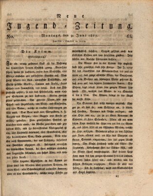 Neue Jugendzeitung (Bildungsblätter oder Zeitung für die Jugend) Montag 9. Juni 1817