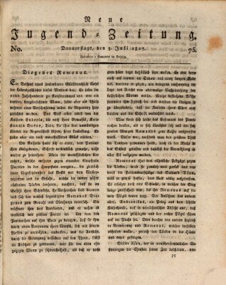 Neue Jugendzeitung (Bildungsblätter oder Zeitung für die Jugend) Donnerstag 3. Juli 1817