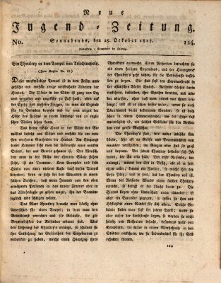 Neue Jugendzeitung (Bildungsblätter oder Zeitung für die Jugend) Samstag 25. Oktober 1817