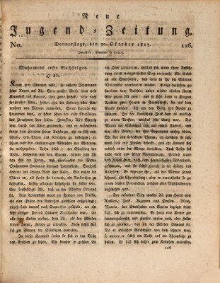 Neue Jugendzeitung (Bildungsblätter oder Zeitung für die Jugend) Donnerstag 30. Oktober 1817