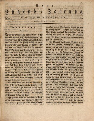 Neue Jugendzeitung (Bildungsblätter oder Zeitung für die Jugend) Donnerstag 13. November 1817