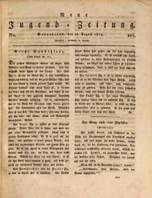 Neue Jugendzeitung (Bildungsblätter oder Zeitung für die Jugend) Samstag 28. August 1819