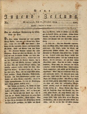 Neue Jugendzeitung (Bildungsblätter oder Zeitung für die Jugend) Montag 11. Oktober 1819